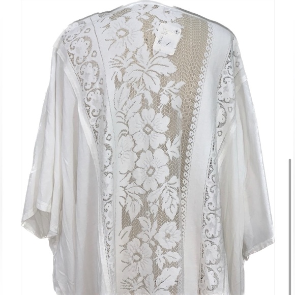 NWOT Rare Free People Set the Table Kaftee Lace Kaftan Coverup Dress - Picture 3 of 14